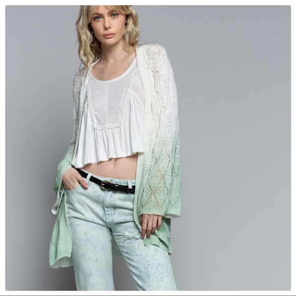 Feeling the Breeze in Pistachio-Ombre Cardigan - Picture 12 of 12